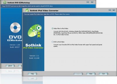 DVD EZWorkshop + iPod Video Suite 2.2 screenshot