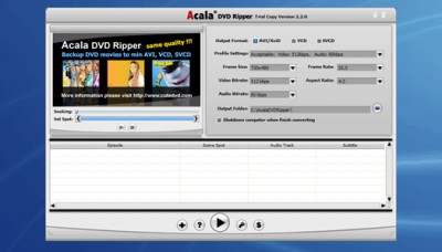DVD Ripper + DivX to iPod + AVI DivX MPEG XviD VOB 3.1 screenshot