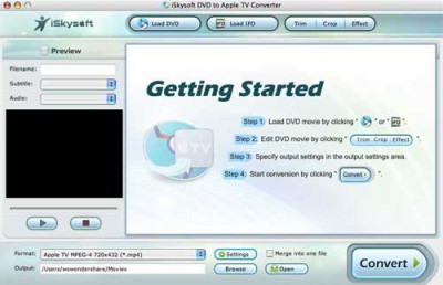 DVD to Apple TV Converter for Mac 1.5.21 screenshot