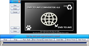 DVD To AVI Converter 1.71.1 screenshot DVD To AVI Converter 1.71.1 screenshot