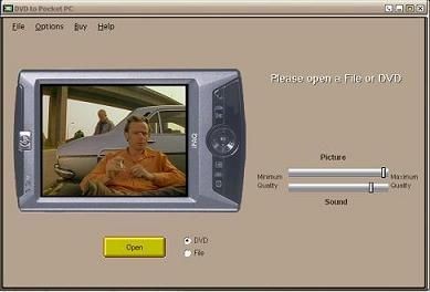 DVD to Pocket PC 2.5 screenshot DVD to Pocket PC 2.5 screenshot