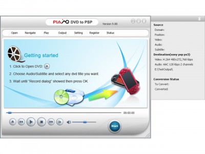DVD to PSP Converter 2007.03 screenshot
