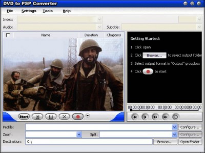 DVD TO PSP FILE FORMAT PRO 2007.10902 screenshot DVD TO PSP FILE FORMAT PRO 2007.10902 screenshot