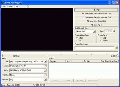 DVD to VCD Ripper 1.00 screenshot DVD to VCD Ripper 1.00 screenshot