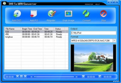 DVD To WMV Converter 1.70.1 screenshot