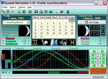 Dynamic Biorhythms 5.25 screenshot Dynamic Biorhythms 5.25 screenshot