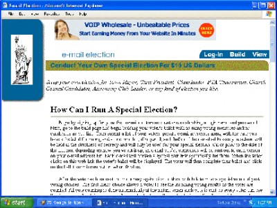 E-Mail Election 1.0 screenshot E-Mail Election 1.0 screenshot