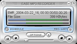 Ease MP3 Recorder 1.50 screenshot Ease MP3 Recorder 1.50 screenshot
