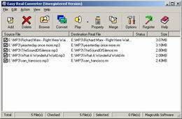 Ease Real Converter 1.40 screenshot Ease Real Converter 1.40 screenshot