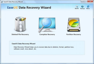 EASEUS Data Recovery Wizard 3.0 screenshot EASEUS Data Recovery Wizard 3.0 screenshot