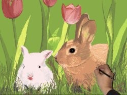 Easter Bunnys by Drawing Hand 4.5 screenshot