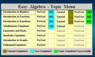 Easy Algebra 1.1 screenshot Easy Algebra 1.1 screenshot