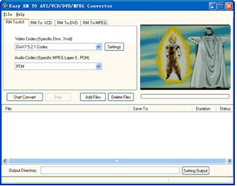 Easy AVI/VCD/DVD/MPEG Converter 1.15 screenshot Easy AVI/VCD/DVD/MPEG Converter 1.15 screenshot