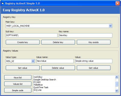 Easy Dialog ActiveX (OCX) 1.0 screenshot