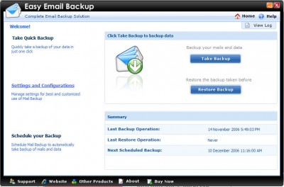 Easy Email Backup 2.0.0.160 screenshot