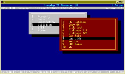 Easy Menu 8.1.1 screenshot Easy Menu 8.1.1 screenshot