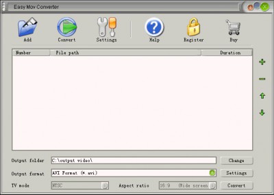 Easy MOV Converter 1.3.2 screenshot
