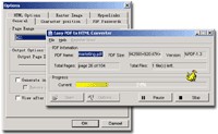Easy PDF to HTML Converter 2.0.1 screenshot