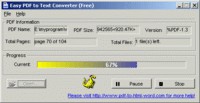 Easy PDF to Text Converter 2.0.4 screenshot Easy PDF to Text Converter 2.0.4 screenshot