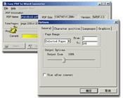 Easy PDF to Word Converter 2.0.3 screenshot