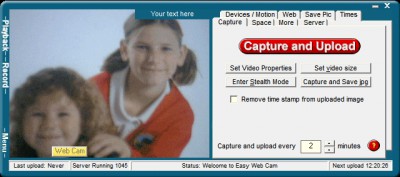 Easy Web Cam 3.5.9 screenshot