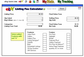 eBay Listing Fee Calculator 1.00.00 screenshot