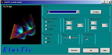 ElasTic screen saver 1.0 screenshot ElasTic screen saver 1.0 screenshot