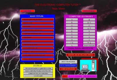 Electronic Computer Tutor 2007.12 screenshot Electronic Computer Tutor 2007.12 screenshot