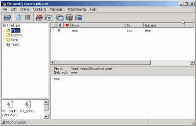 ElementQ Communicator 1.01 screenshot ElementQ Communicator 1.01 screenshot