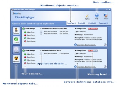 Elite Anti Keylogger 3.0 screenshot Elite Anti Keylogger 3.0 screenshot