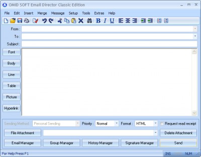 Email Director Classic 9.2.7 screenshot