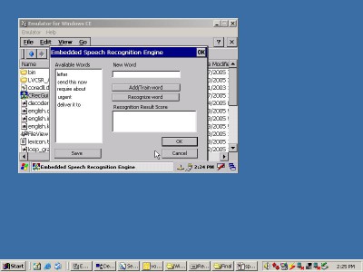 Embedded Speech Recognition Kit 1.0 screenshot Embedded Speech Recognition Kit 1.0 screenshot
