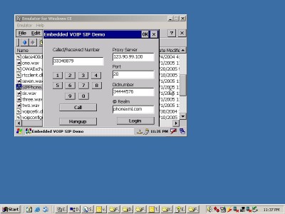 Embedded VOIP SIP Developers Kit 1.0 screenshot