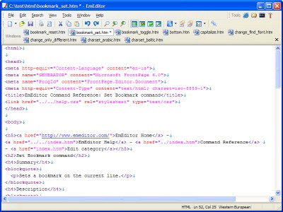 EmEditor Text Editor Free 6.00.4 screenshot EmEditor Text Editor Free 6.00.4 screenshot