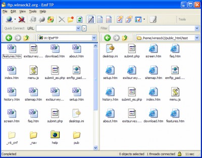 EmFTP Professional 2.02.2 screenshot