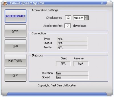 Emule Speed Up Pro 2.8 screenshot
