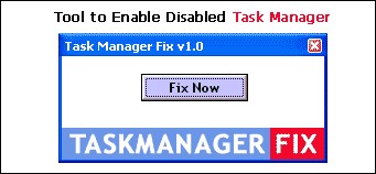 Enable Task Manager 1.0 screenshot