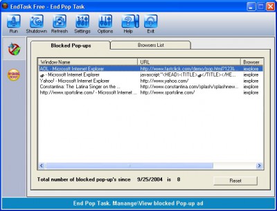 EndTask Free 1.2.19 screenshot EndTask Free 1.2.19 screenshot