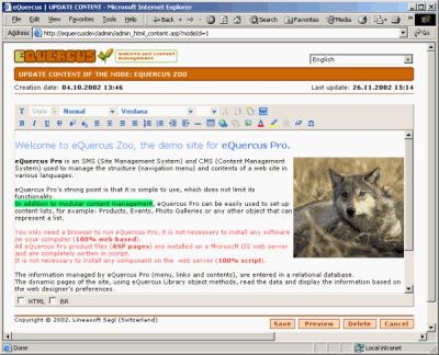 eQuercus Pro 1.21 screenshot