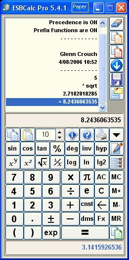 ESBCalc Pro - Scientific Calculator 5.3.1 screenshot ESBCalc Pro - Scientific Calculator 5.3.1 screenshot