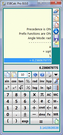 ESBCalc Pro - Scientific Calculator 6.1.0 screenshot ESBCalc Pro - Scientific Calculator 6.1.0 screenshot