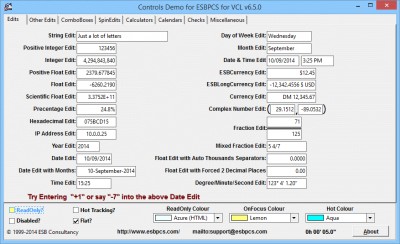 ESBPCS for VCL - Components and Routines 4.4.1 screenshot ESBPCS for VCL - Components and Routines 4.4.1 screenshot