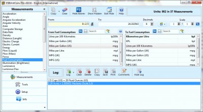 ESBUnitConv Pro - Unit Conversion 6.1.0 screenshot ESBUnitConv Pro - Unit Conversion 6.1.0 screenshot