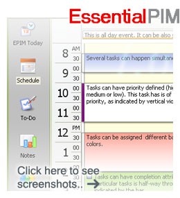 EssentialPIM Pro Portable Edition 1.8 screenshot