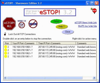 eSTOP 3.30 screenshot