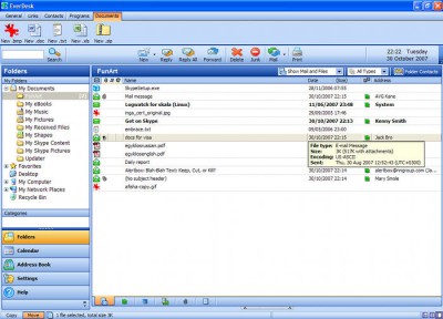 EverDesk Google Edition 5.0.0 screenshot EverDesk Google Edition 5.0.0 screenshot