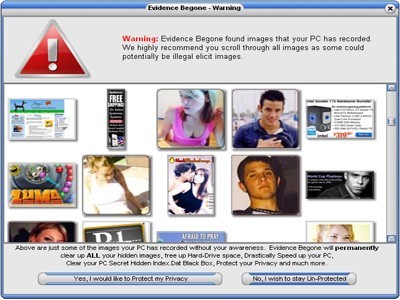 Evidence Begone - Find out what's hidden on your P 1.0 screenshot
