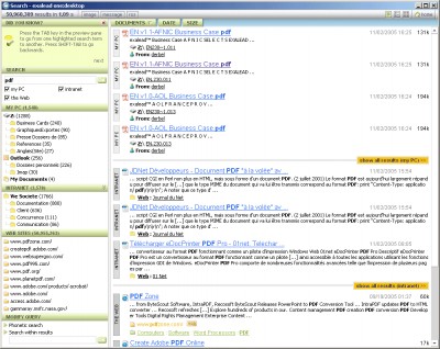 Exalead one:desktop 4.0.2 screenshot Exalead one:desktop 4.0.2 screenshot
