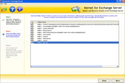 Exchange EDB Recovery 10.10.01 screenshot Exchange EDB Recovery 10.10.01 screenshot