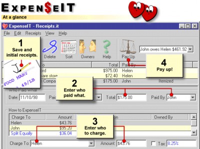 ExpenseIT 2.4 screenshot ExpenseIT 2.4 screenshot